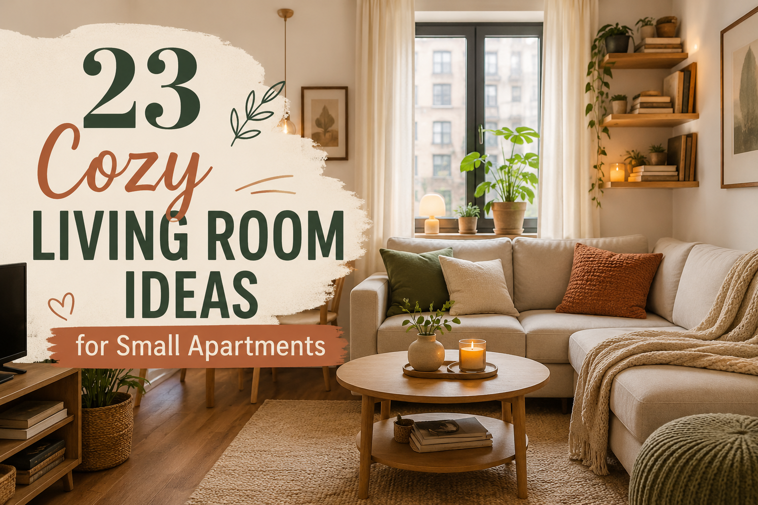 23 Cozy Living Room Ideas for Small Apartments 